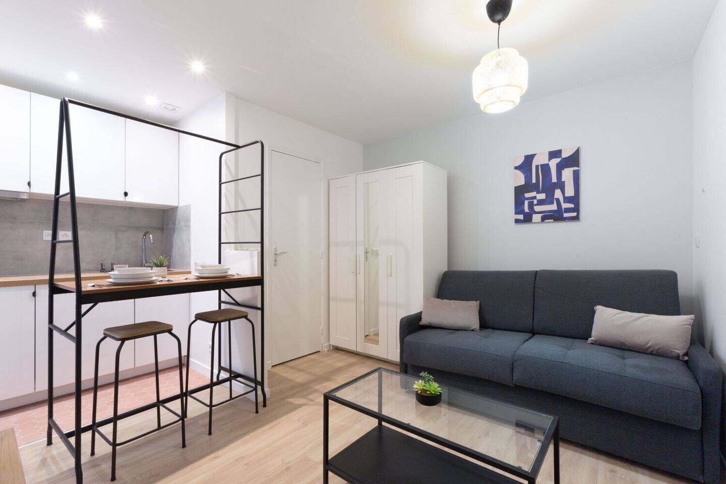 Appartement 1 pièce 14 m² · à Paris 19ème Arrondissement · 14 m² · 534 €/mois
