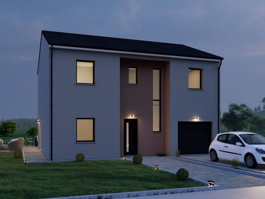 Terrain avec maison neuve à vendre 246 500 € 6 pièces 4 chambres 127,3 m² Mandres-la-Côte 52800