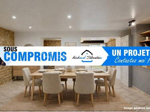 Maison à vendre 134 000 € 6 pièces 3 chambres 128 m² Daigny 08140