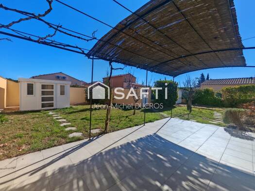 Maison de plain-pied à vendre 299 000 € 5 pièces 4 chambres 115 m² 501 m² de terrain Ouest Monteux 84170