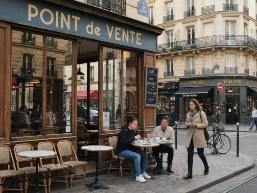 Restauration rapide / Fastfood avec bail commercial 2 300 € 35 m² d'espace de restauration République Puteaux 92800