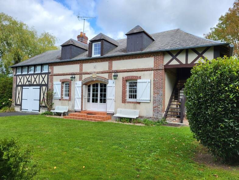 Maison à vendre 323 750 € 5 pièces 4 chambres 130 m² 3 600 m² de terrain Saint-Mards-de-Fresne 27230