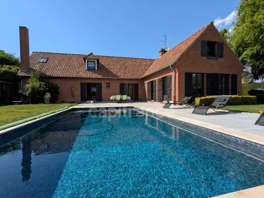 Maison à vendre 555 000 € 7 pièces 6 chambres 217 m² 1 080 m² de terrain Le Colbras Halluin 59250