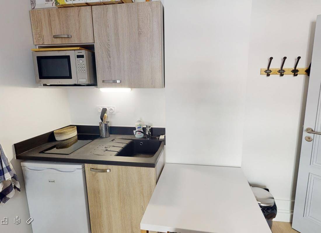 Appartement T1 meublé, équipé, clé en main à Bordeaux — 2