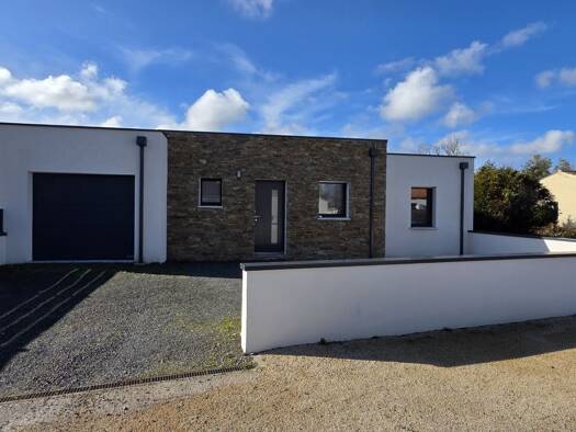 Maison de plain-pied à vendre 269 000 € 4 pièces 2 chambres 77 m² 257 m² de terrain Nord Boulogne-Nord Bourg Saint-Philbert-de-Grand-Lieu 44310