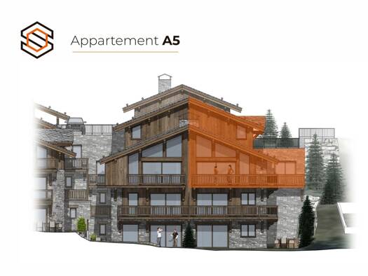 Duplex à vendre - Première occupation 1 944 000 € 5 pièces 4 chambres 128 m² Étage -1/4 Les Belleville 73440