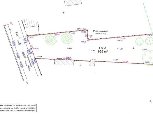 Terrain constructible à vendre 99 000 € 657 m² de terrain Les Écrennes 77820