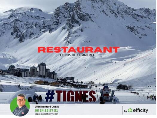 Activités diverses à vendre Fonds de commerce 1 540 000 € 300 m² de surface de vente Tignes 73320