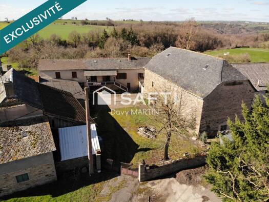 Ferme à vendre 180 000 € 6 pièces 4 chambres 165 m² 1 398 m² de terrain Lédergues 12170