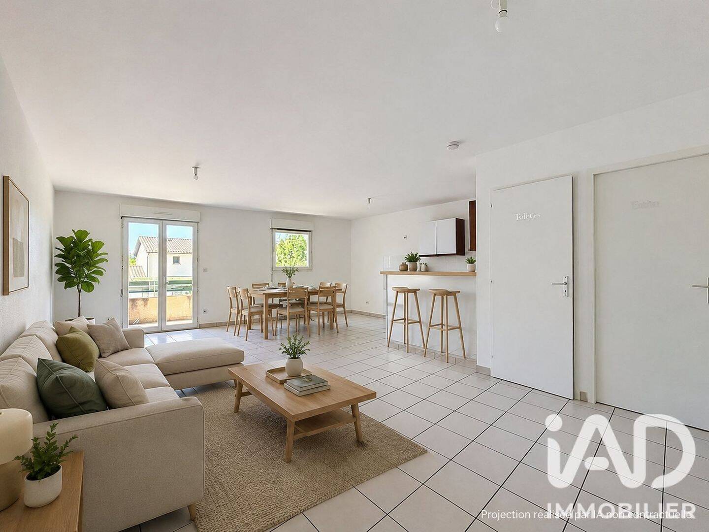 Appartement 3 pièces 66 m² · à Genas · 66,3 m² · 210 000 €