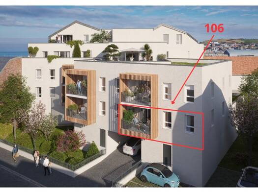 Appartement à vendre - neuf 355 000 € 3 pièces 2 chambres 81 m² dès le 30/09/2027 Moderne Le Tréport 76470