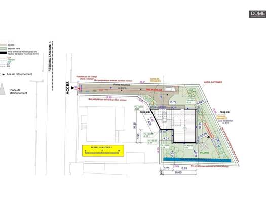 Terrain avec maison neuve à vendre 489 000 € 5 pièces 4 chambres 119,5 m² 545 m² de terrain Saint-Genis-Laval 69230