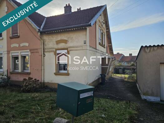 Maison à vendre 178 000 € 6 pièces 4 chambres 114 m² 500 m² de terrain La Poncette-Cités de Wendel-Saint Robert Moyeuvre-Grande 57250