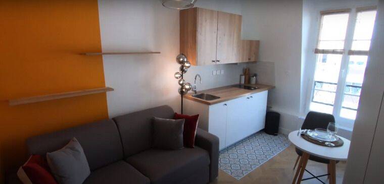 Appartement 1 pièce 14 m² · à Paris 19ème Arrondissement · 14 m² · 800 €
