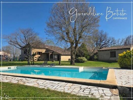 Maison à vendre 242 100 € 5 pièces 2 chambres 118 m² 1 701 m² de terrain Gageac-et-Rouillac 24240