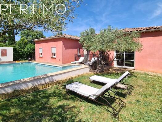 Maison de plain-pied à vendre 425 000 € 5 pièces 3 chambres 144 m² 1 650 m² de terrain Bagard 30140