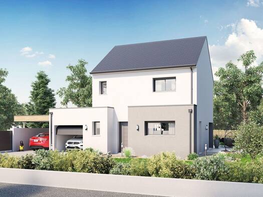 Terrain avec maison neuve à vendre 380 444 € 5 pièces 4 chambres 113 m² 483 m² de terrain Laillé 35890