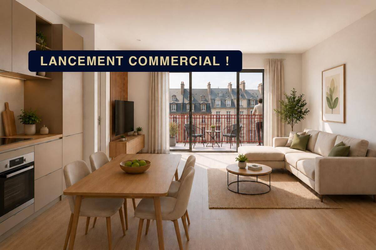 Appartement 3 pièces 57 m² · à Honfleur · 57 m² · 264 000 €