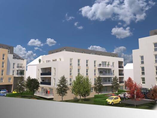 Appartement à vendre - neuf 132 800 € 2 pièces 1 chambre 53 m² Rive Gauche-La Madeleine Épinal 88000