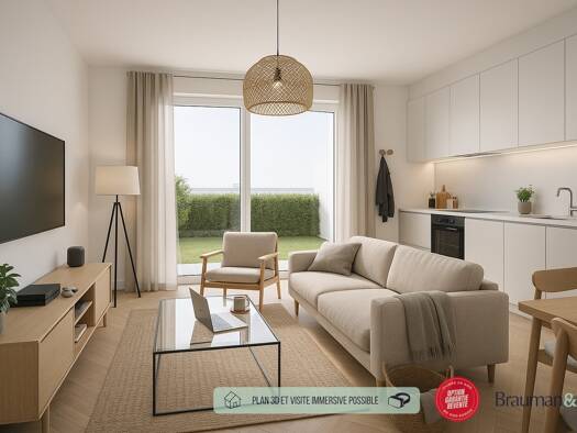 Appartement à vendre - neuf 149 800 € 2 pièces 1 chambre 42 m² RDC Caulnes 22350