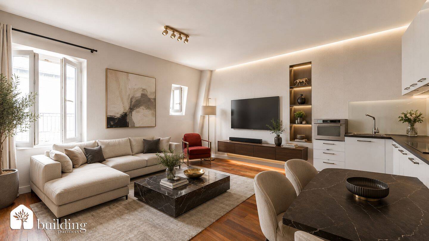 Appartement 3 pièces 45 m² · à Paris 17ème Arrondissement · 45 m² · 630 000 €