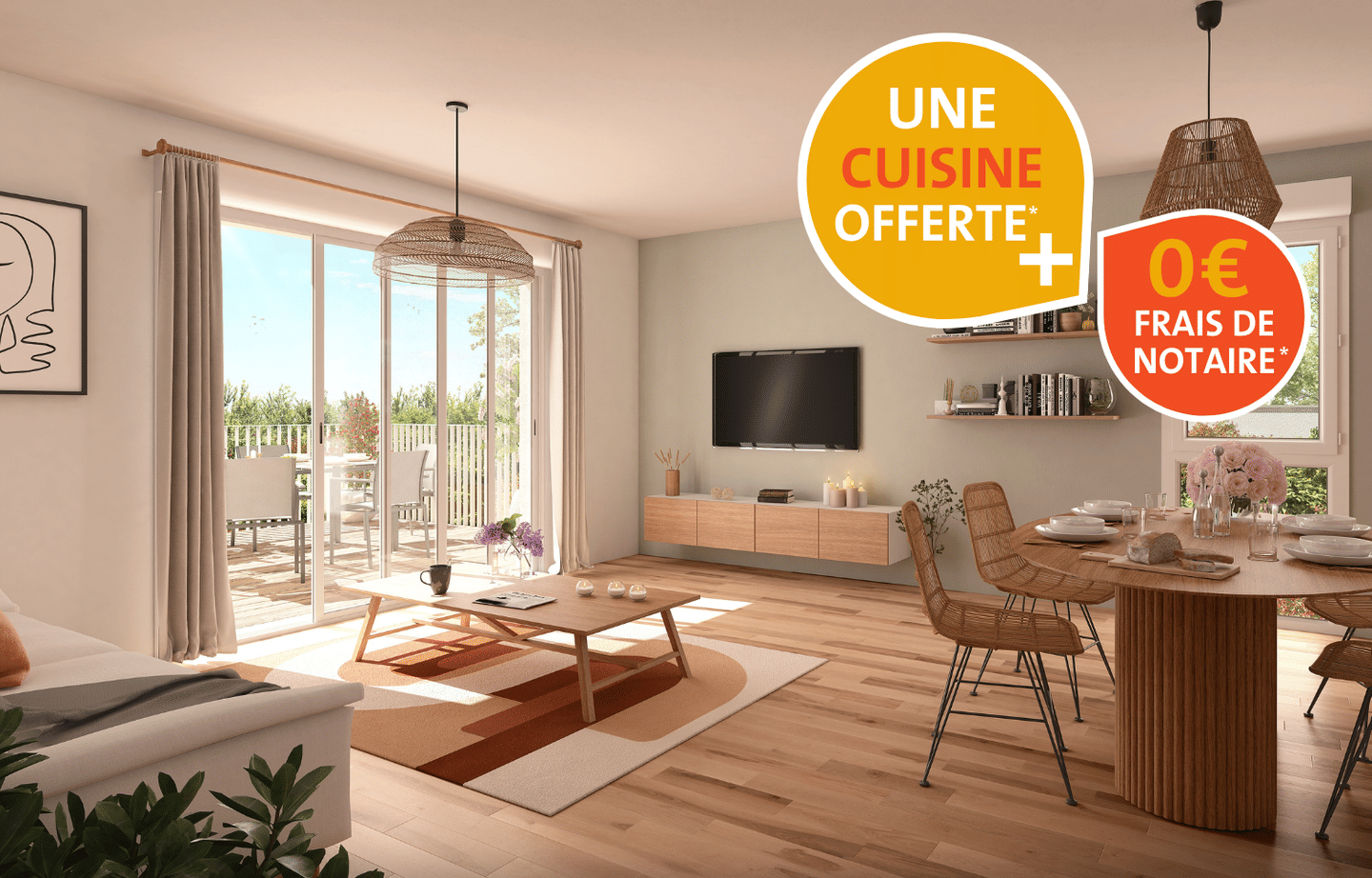 Appartement 3 pièces 60 m² · à La Ville-aux-Dames · 60 m² · 224 900 €