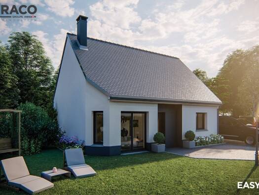 Terrain avec maison neuve à vendre 205 000 € 5 pièces 3 chambres 86 m² 1 000 m² de terrain Doudeville 76560