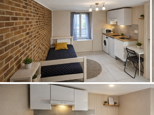 Appartement à louer 680 € 1 pièce 16 m² RDC/1 disponible dès maintenant Le Thillay 95500