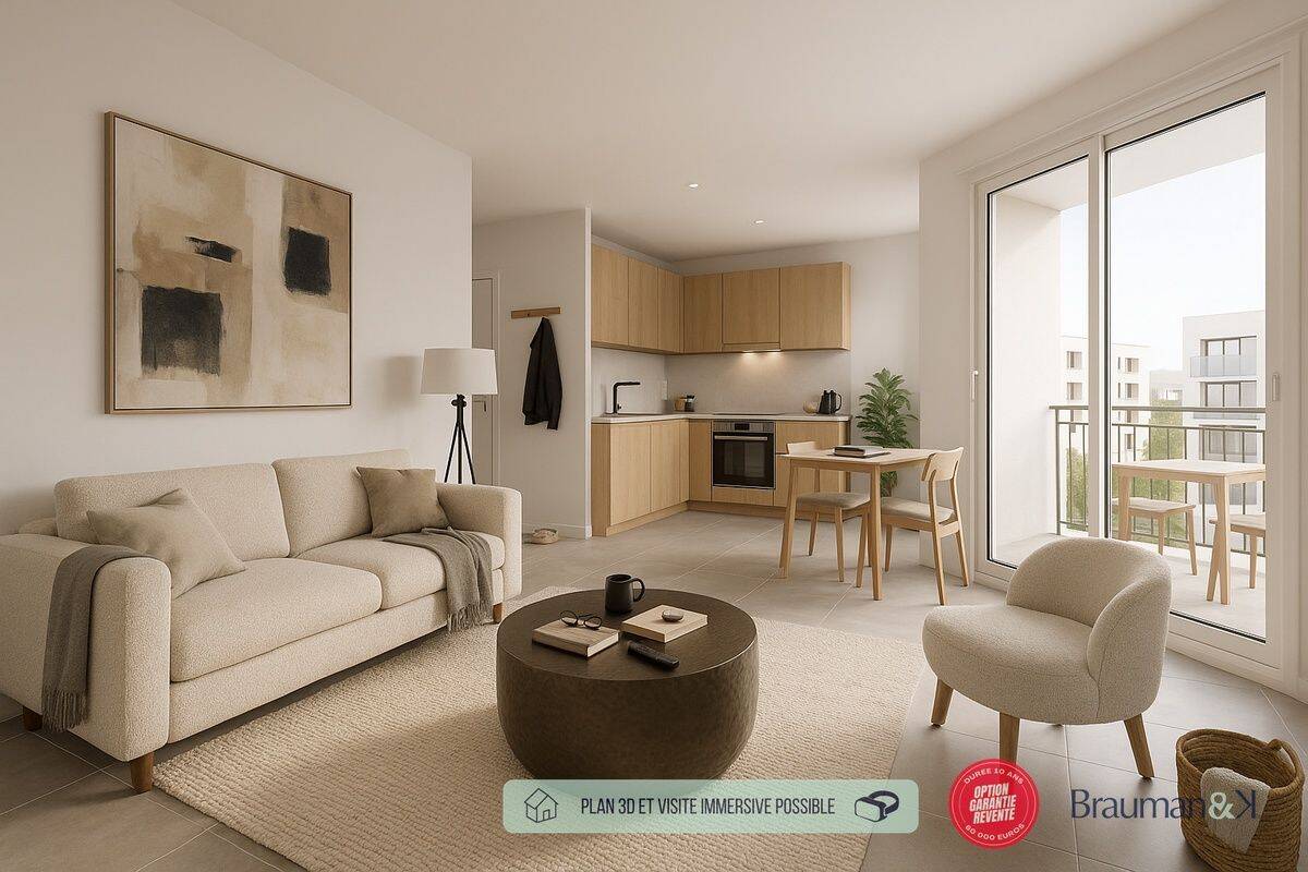 Appartement 3 pièces 58 m² · à Dijon · 58 m² · 222 000 €