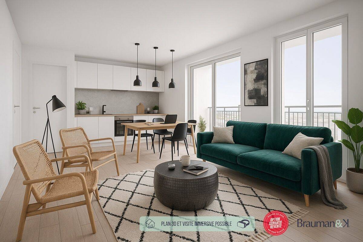 Appartement 3 pièces 57 m² · à Palaiseau · 57 m² · 337 000 €