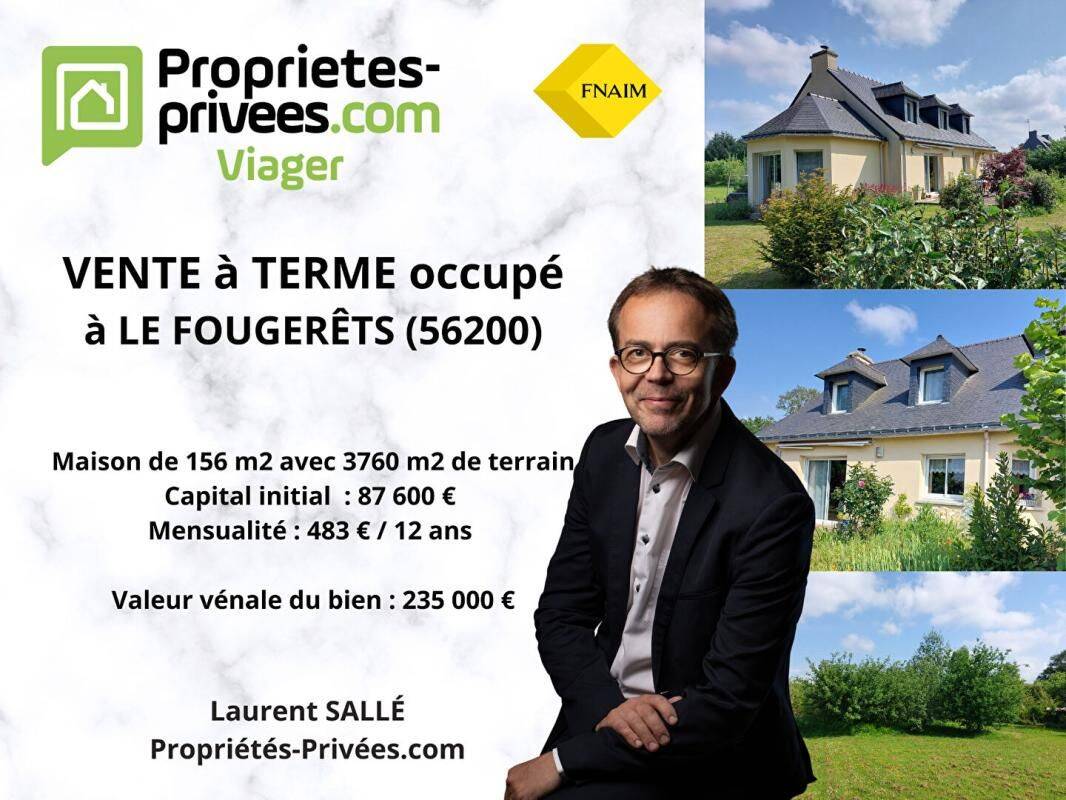 Maison 7 pièces 156 m² · à Les Fougerêts · 156 m² · 87 600 €