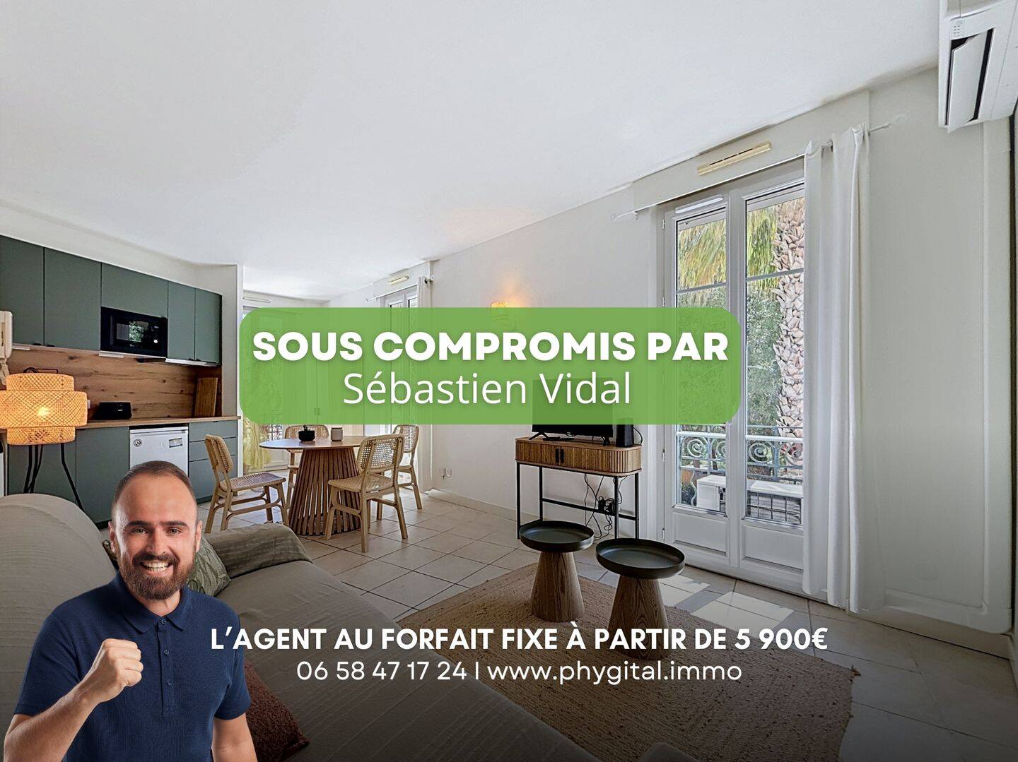 Appartement 2 pièces 38 m² · à Antibes · 38 m² · 239 900 €