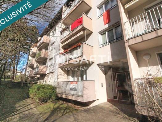 Appartement à vendre 119 000 € 3 pièces 2 chambres 65 m² RDC Palente - Orchamps - La Combe Saragosse Besançon 25000