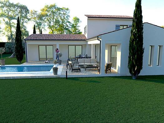 Terrain avec maison neuve à vendre 330 900 € 4 pièces 3 chambres 99 m² 1 130 m² de terrain Baza-Bois Vignal Aubenas 07200