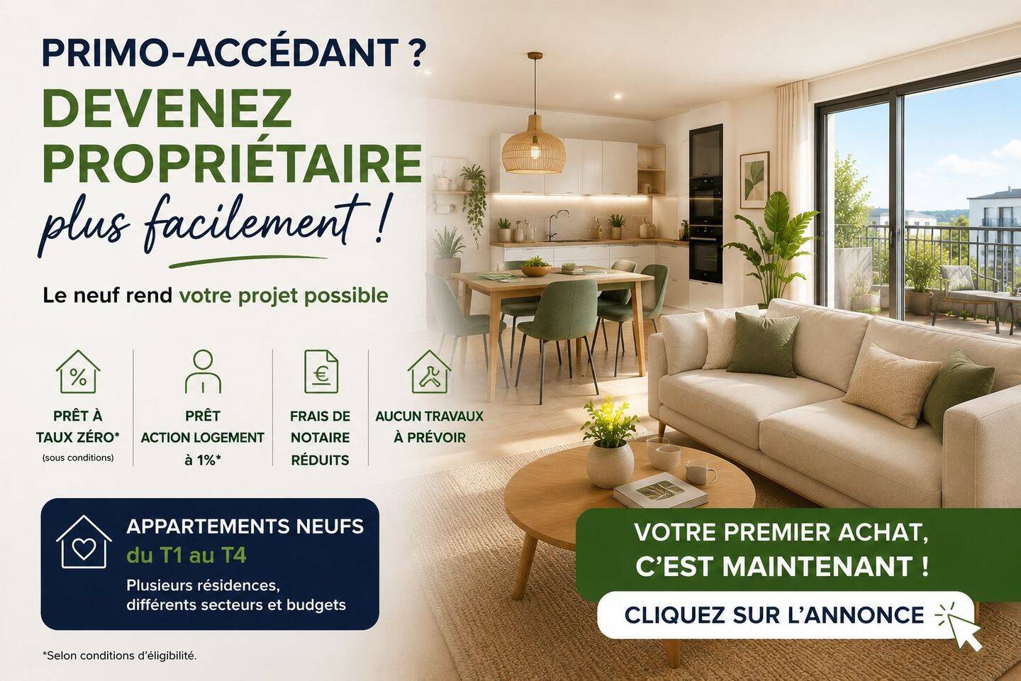 Appartement 3 pièces 65 m² · à Dijon · 65 m² · 226 000 €