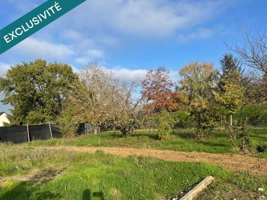 Terrain constructible viabilisé à vendre 130 000 € 605 m² de terrain Joué Sud Joué-lès-Tours 37300