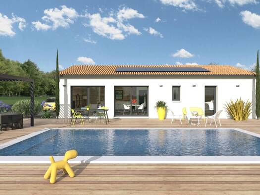 Terrain avec maison neuve à vendre 166 400 € 4 pièces 3 chambres 100 m² 1 532 m² de terrain Gardonne 24680