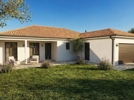 Terrain avec maison neuve à vendre 294 473 € 5 pièces 4 chambres 107 m² 1 467 m² de terrain Cissé 86170