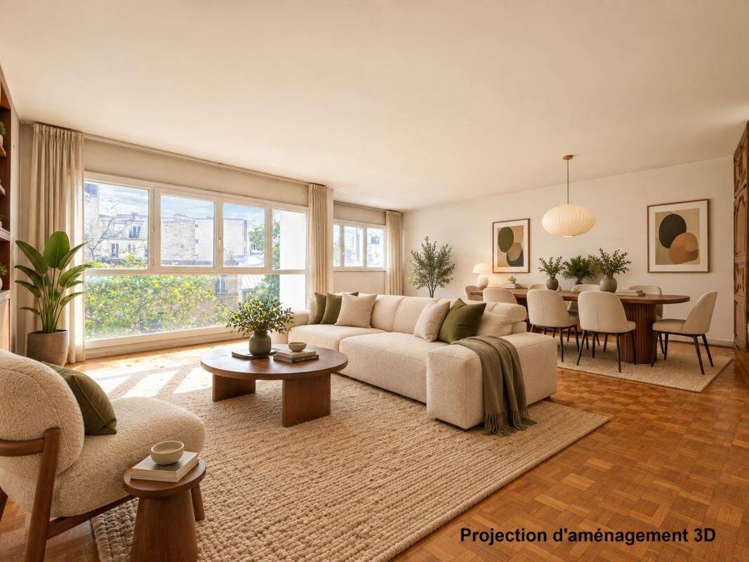 Appartement 4 pièces 95 m² · à Paris 17ème Arrondissement · 95 m² · 990 000 €