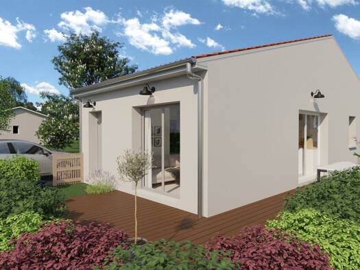 Terrain avec maison neuve à vendre 275 000 € 4 pièces 3 chambres 82 m² 298 m² de terrain Centre Ville Cébazat 63118