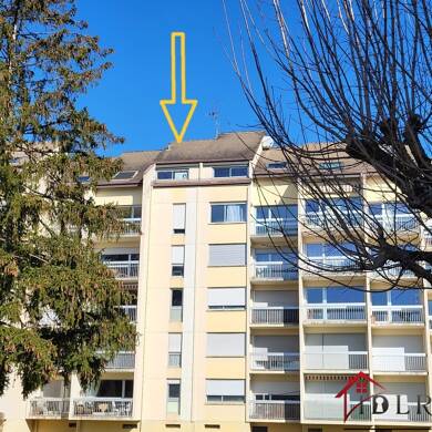 Duplex à vendre 69 000 € 2 pièces 1 chambre 47 m² Dernier étage, Étage 5/5 Vesoul 70000