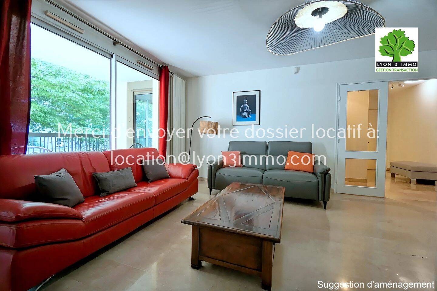 Appartement 4 pièces 90 m² · à Lyon 3ème Arrondissement · 90 m² · 1 586 €/mois