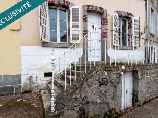 Maison à vendre 55 000 € 5 pièces 3 chambres 141 m² 1 116 m² de terrain Mainsat 23700