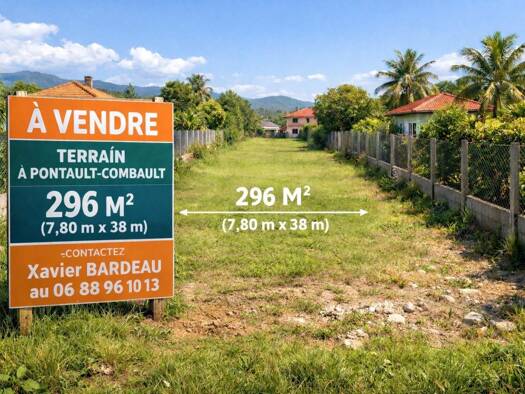 Terrain constructible à vendre 189 000 € 296 m² de terrain Mairie Rouxel-Sud Est Pontault-Combault 77340