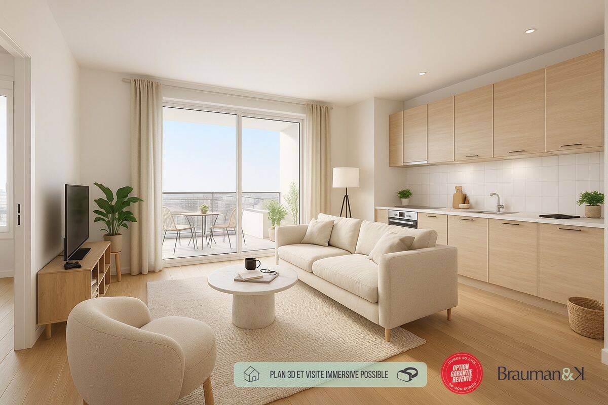 Appartement 2 pièces 39 m² · à Le Mans · 39 m² · 111 215 €