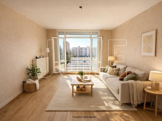 Appartement à vendre 99 000 € 3 pièces 2 chambres 54,6 m² Étage 4/4 Corbas 69960