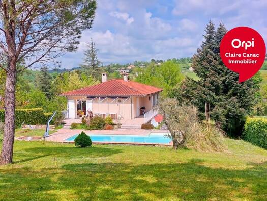 Maison de plain-pied à vendre 250 000 € 5 pièces 4 chambres 134 m² 3 354 m² de terrain Rural Ouest - Severac - Campans Castres 81100