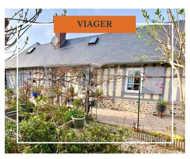 Maison en viager Bouquet 37 000 € 5 pièces 3 chambres 105 m² 537 m² de terrain Quetteville 14130