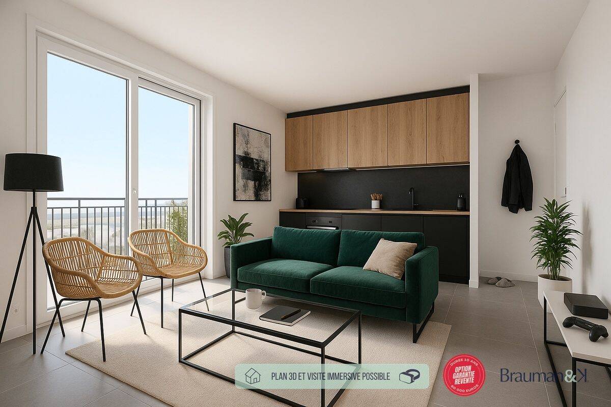 Appartement 1 pièce 36 m² · à Mordelles · 36 m² · 175 000 €