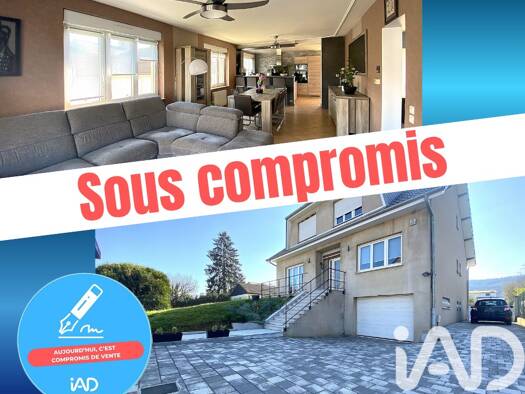 Maison à vendre 360 000 € 6 pièces 4 chambres 163 m² 796 m² de terrain Cités-Bosment-Oury Sud Fameck 57290